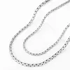 Cadena de martillo de acero de titanio para hombre, collar simple y moderno de hip-hop, cadena para la clavícula de estilo fresco y versátil, accesorio personalizado de estilo callejero para mujer