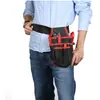 Bolsa de herramientas para la cintura tamaño pequeño kit de herramientas bolsa de herramientas multifuncional para la cintura bolsa de almacenamiento de herramientas de reparación bolsa para electricista de tela Oxford