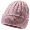 Gorro de invierno para mujer con forro polar cálido, gorro de punto grueso, gorro de lana para anciana, gorro para abuela de mediana edad y anciana, gorro para madre, otoño