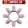 Acoplamiento Pad Amortiguador Morado Anillo de Goma de Acoplamiento Octagonal Junta de Flor de Ciruelo Gr28 38 42 Estándar Ktr