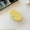 Estuche para lentes de contacto para estudiantes, diseño de dibujos animados, coloreado, doble, portátil