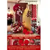 Conjunto de Decoração para Quarto de Casamento de Hotel, Decoração de Ambiente em PS para o Quarto de Casamento da Noiva, Guirlanda Simples e Elegante, Decoração de Alto Padrão