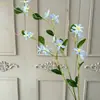 Arranjo de Flores Artificiais Azuis de Luxo para Casamento Arranjo Floral DIY Arranjo de Flores para Janela de Shopping Center ao Ar Livre Paisagismo com Flores Artificiais