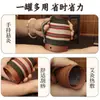 Pote de Moxabustão Lingshan Roxo, Ventosa Roxo, Tubo Pilar Dragão Roxo de Argila Roxa Sem Fumaça, Ferramenta Multifuncional de Moxabustão, Pote Especial Sem Fumaça para Medicina Tradicional Chinesa