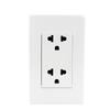 Tomacorriente Sudamericano Tipo 118B Tomacorriente de Pared Redondo Tailandés 6 Orificios 110V 250V 16A Interruptor Panel de PC