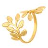 Anillo de Acero de Titanio de Moda Transfronteriza de Amazon Anillo de Alta Gama Nicho de Moda para Mujer Celebridad de Internet Anillo Abierto de Acero Inoxidable Venta al por Mayor