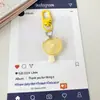 Chaveiro de Picolé de Sorvete de Morango Simulada Pingente Criativo Divertido Pingente para Mochila de Estudante Pingente de Presente para Melhor Amiga