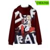 Explosões transfronteiriças AngelsOfDeath camisola com zíper Versão coreana de manga comprida fabricantes de casaco feminino por atacado capuz