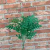 Hojas de Robinia Artificiales de 5 Ramas para Decoración de Pasillo de Boda, Arreglo Floral, Distribución del Lugar del Salón de Bodas, Decoración de Fondo, Vegetación Artificial