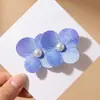 Pasador de Flor de Perla Phalaenopsis Pasador para Foto en la Costa Estilo Vacacional Pinza de Pato Lateral Accesorios para el Cabello Super Hada Tocado para Mujer