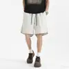 Pantalones Cortos Deportivos Personalizados/Hk9607/2026 Nuevos de Otoño para Hombre, Pantalones Casuales Finos de Cinco Puntos, Seda Helada de Secado Rápido, Talla Grande