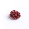 Acessórios de Cinábrio flor lótus de neve rosa contas espalhadas gota pequena cordão trançado à mão DIY material para pulseira