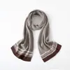 Bufanda de Lana 100% Pura de Alta Gama para Mujer Invierno 2026 Nuevo Estilo Estilo Coreano Atmósfera Calentador de Cuello de Punto Cálido