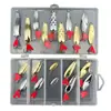 Set de señuelos de lentejuelas para lance a larga distancia en agua dulce y salada, especializado para lubina y peces pequeños