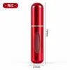 Nueva Botella Recargable Portátil de 5 ml para Rellenar Perfume Auto-Bombeante con Base de Botella de Spray que se Puede Rellenar, Botella de Perfume Vacía de Aluminio