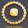 Pulsera Popular Transfronteriza Temu Xiyin Tk con Cuentas Hecha de Aventurina Verde Ojo de Tigre Pulsera Elástica Hecha a Mano