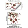 Pegatinas de Pared con Forma de Rama para el Día de San Valentín Transfronterizas Adecuadas para Dormitorio, Sala de Estar, Pared de Fondo de Entrada, Autoadhesivas y Extraíbles de PVC