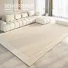 Tapete, Sofá de Sala, Tapete para Mesa de Centro, Tapete para Sala de Estar Estilo Minimalista Moderno, Tapete para Chão de Quarto, Carpete Completo para Áreas Grandes Venda por Atacado