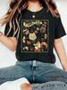 Camiseta de Halloween de comercio exterior de moda informal con cuello redondo y manga corta para mujer de verano de Europa y América de Amazon