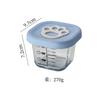 Caja suplemento alimenticio para bebé garra de gato tapa de silicona sellada caja para conservar la frescura tazón de vidrio para bebé para suplemento alimenticio se puede cocinar al vapor caja de almacenamiento
