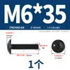Tornillos de Cruz Cabeza Plana Niquelados Negros, Tornillos de Máquina Cabeza Paraguas, Tornillos de Máquina Cabeza Champiñón, Tornillos de Cabeza Plana M3M4
