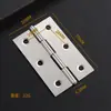 Venta al por mayor de fábrica Bisagra de Cassette de Acero Inoxidable Maleta Caja de Regalo Bisagra Mini Puerta de Madera Puerta de Gabinete Bisagra de Mueble