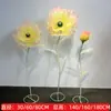 Flores de Amapola Artificiales para Accesorios de Boda, Montaje de Escenas, Decoración de Escenarios, Flores Falsas para Escaparates y Decoración de Pasillos de Boda