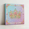 Accesorios para Pintura de Diamantes de Venta Caliente Transfronteriza Diamante 5D de Forma Irregular Hecho a Mano Bricolaje Marco de Madera Pegatinas Dibujos Animados Decoración de Interiores Pintura de Perlas
