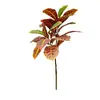 Planta de simulación decoloración madera rociado hoja de baniano dorada hoja multicolor verde rosa planta de simulación pared material de emparejamiento viga de planta verde