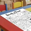 10 hojas/paquete de pósters para colorear, nuevo tema transfronterizo de vida marina búsqueda y coloreado graffiti hecho a mano pósters decorativos