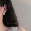 Brincos de Pérola com Girassol Microincrustados Super Brilhantes, Versáteis e da Moda para Mulheres, Acessórios de Brincos Únicos de Personalidade, Luxo Leve de Alta Qualidade