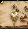Collar Unisex con Colgante de Corazón Irregular en Forma de Lágrima Estilo Retro, Más Vendido Transfronterizo de Amazon para el Día de San Valentín