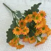 Nuevo Comercio Exterior Venta al por Mayor Flor de Simulación Ramo de Boda Margarita Flor de Mano Arreglo de Ramo Pequeño Adornos Flor Artificial de Gama Alta