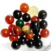 Pulsera de Ágata Multicolor de Piedra Natural para Mujer, Cuentas de Cristal de la Fortuna, Pulsera de Múltiples Gemas, Regalo para Pareja, Cuentas Sueltas