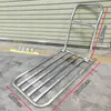 Carro plegable para manguera de alta resistencia, carro de mano, remolque de mano, camión de arrastre, carro plataforma, carro de transporte, carro para tuberías grandes