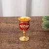 Copa de Vino Pequeña de Moda, Copa de Vino Blanco Metálica Europea Creativa para el Hogar, Juego de Vino Retro Exquisito, Vaso para Beber