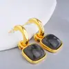 Novos Brincos Femininos Elegantes Versáteis de Design de Personalidade da Moda de Luxo Retro de Ponta de Nicho para Mulheres