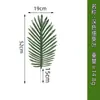 Amazon Transfronterizo Arreglo Floral de Boda Simulado de Girasol Decoración Planta de Pared de Hojas de Sauce Artificial Accesorios para Fotografía Hojas de Coco