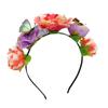 Diadema de flores de tela europea y americana, flor artificial, tocado de mariposa, fotografía de viaje, nuevo, venta caliente de Amazon, ventas directas de fábrica