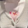 Pegatinas de Tatuaje Temporales Transfronterizas Estilo Nuevo Frescas y Sencillas Estilo Ins Coloridas Dopamina Dibujos Animados Mariposa Pequeña