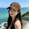 Nueva Gorra de Béisbol Bordada con Letras para Mujer, Sombrero de Sol Versátil Estilo Coreano para Primavera y Otoño, Circunferencia de Cabeza Grande, Gorra de Pico Adelgazante para Hombre