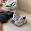 Zapatos para Niñas 2026 Otoño Nuevo Modelo Casual Infantil Suela Suave Zapatos Forrest Gump Botón Transpirables Zapatos Deportivos para Niños Mayores