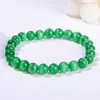 Joyería Jingdong Pulsera Ojo de Gato Moda y Versátil Pulsera Ojo de Gato Niñas Pulsera Redonda Ojo de Gato Colorida