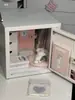 Gabinete de Almacenamiento con Cerradura Oficina Hogar Caja Fuerte Pequeña Archivador de Escritorio Metal Contraseña Almacenamiento de Teléfono Móvil para Estudiante