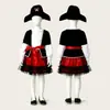 Disfraz de Pirata para Niño Halloween Bebé Set de Cosplay de Pirata del Caribe con Sombrero de Pirata Escenario c