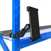 Soporte de Montaje para Columna Cuadrada de Carretilla Elevadora de Carga Soporte Plano para Pantalla de 8-14 Pulgadas Soporte de Abrazadera para Tubo Cuadrado de Tableta a Prueba de Tres Elementos