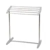 Varal de Roupa Multifuncional para Quarto, Multicamadas, Dobrável, Porta-Toalhas, Armazenamento Doméstico Interno Simples Reforçado do Chão ao Teto, Janela de Sacada