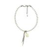 Pulseira de Pérolas com Pingente Suzuki Vintage Estilo Francês Feminina Ins Celebridade da Internet Pulseira Ajustável