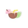 Acessórios para sapatos de flores da série verão, fivela de sapato com furos altos, fivela de joias decorativas faça você mesmo, fivela Amazon em estoque no atacado