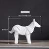 Adornos de caballo de cerámica de estilo nórdico, artesanías creativas para el hogar, decoraciones para gabinetes de vino de sala de estar, decoración de apertura al por mayor